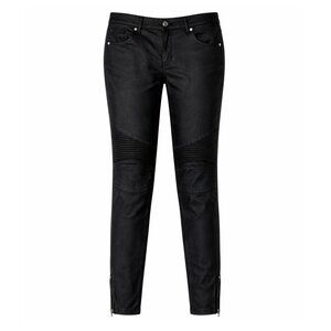 New York & Company Black Shiny Leggings size 12